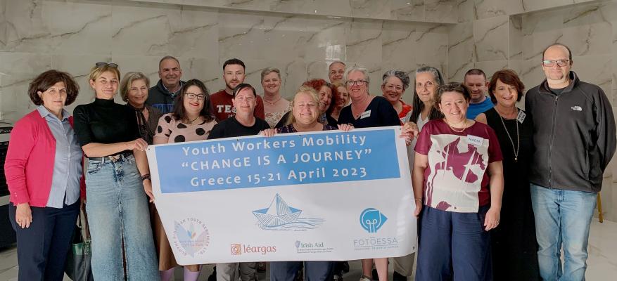 Fotoessa participating in the Erasmus+ Youth Worker Mobility program: “Change is a Journey” - Irish Youth Workers in Greece
